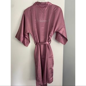 Bridesmaid Silk Robe